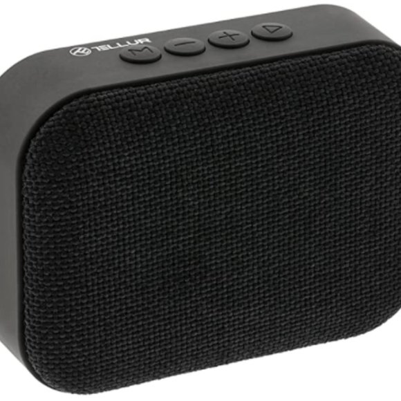 Bluetooth Speaker, FM Radio, Hands-Free Calls, MicroSD, USB, (Black) - Picture 1 of 6